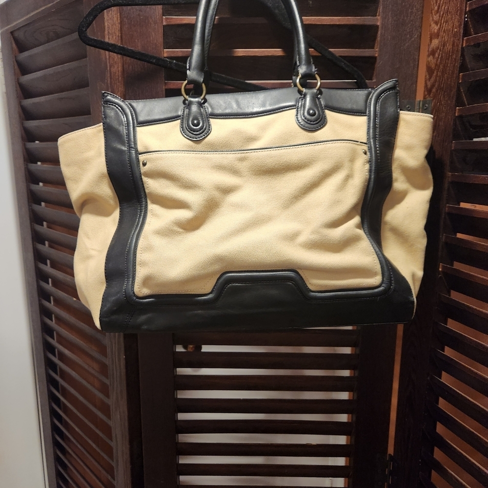 Elegant Black and Tan Women's Tote Bag